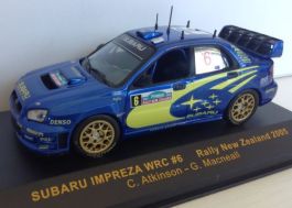 neuf boite pléxi 1:43 eme Subaru Impreza WRC Rally New-Zeland 2003 