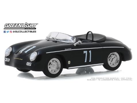 1:43 Greenlight 1958 Porsche 356 Speedster Super Black 86539