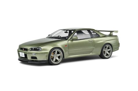 1:18 Solido Nissan GT-R (R34) – Green Metallic – 1999