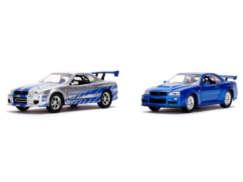 1:32 Jada Fast & Furious Brian's Nissan Skyline GT-R 2-Car Set