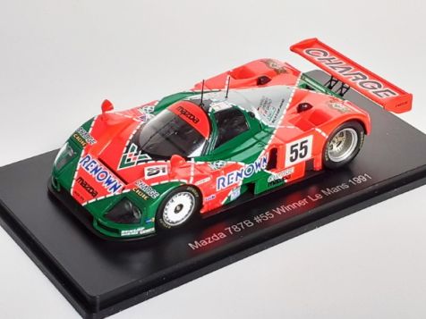1:43 1991 Le Mans Winning Mazda 787B #55 Weidler/Herbert/Gachot