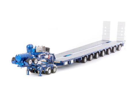 2x8 Dolly & 7x8 Steerable Low Loader in Metallic Blue