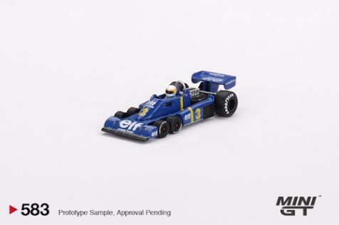 1:64 MiniGT Tyrrell P34 #3 Jody Scheckter 1976 Swedish GP Winner