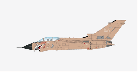1:72 Hobby Master Tornado GR.1 “MiG Eater” ZA447/EA, No.15 Sqn, RAF “Operation Granby”