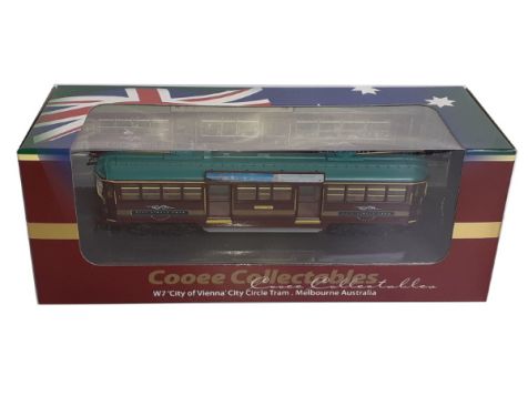 1:76 Cooee Collectables W7 'City of Vienna' City Tram, Melbourne Australia No. 1020