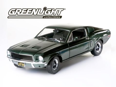 1:18 Greenlight 1968 Ford Mustang Fastback Steve McQueen Bullitt