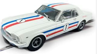 1:32 Scalextric 1965 Ford Mustang Car #1 Ian Gehegan