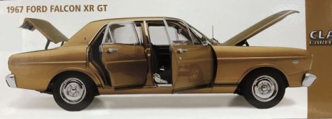 1:18 Classic Carlectables 1967 Ford Falcon XR GT - GT Gold 