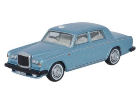 1:76 Oxford Diecast Bentley T2 Saloon Caribbean Blue