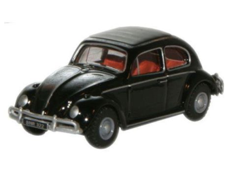 1:76 Oxford Diecast Black Volkswagen Beetle