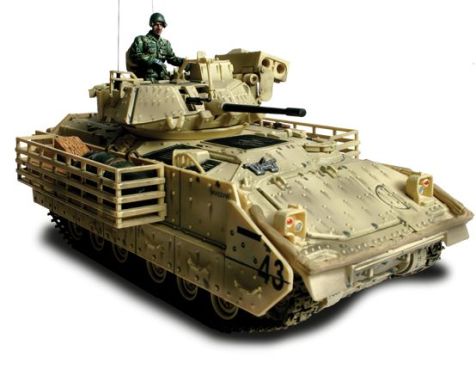 1:32 U.S. M3A2 BRADLEY Baghdad, 2003 Diecast Military Model 