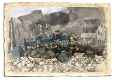 1:32 Forces of Valor Figurine- 1st Infantry Division - Normandy 1944 Military diecast model 