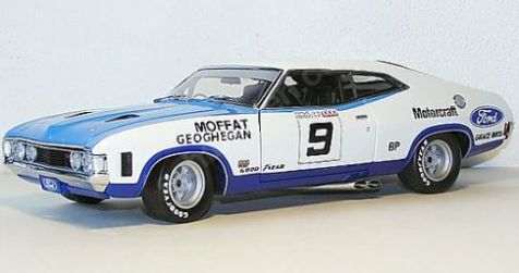 1973 1:18 Autoart Ford Falcon XA Coupe #9 Bathurst Winner Moffat/Geoghegan - No Cert