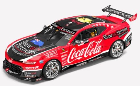 PREORDER 1:64 Coca-Cola Racing By Erebus #99 Chevrolet Camaro ZL1 - 2023 Supercars Championship Winner Brodie Kostecki