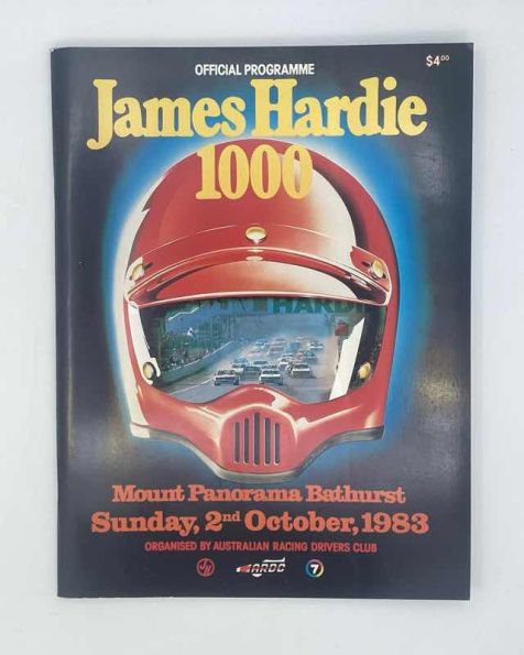 1983 James Hardie 1000 Official Program - 2nd October 1983 - near mint