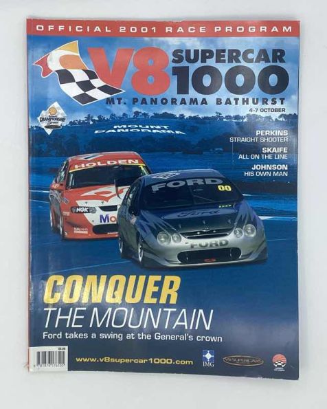 2001 V8 Supercar 1000 Official Programme - 4-7th October 2001- Near mint
