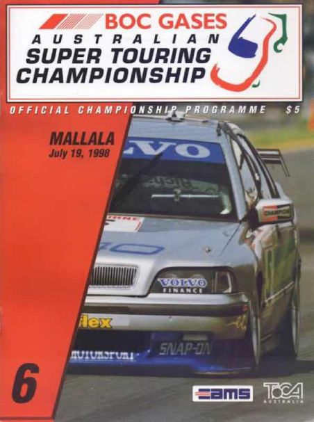 Boc Gases - Australian Super Touring Championship Oran Park 1998 - Official Program