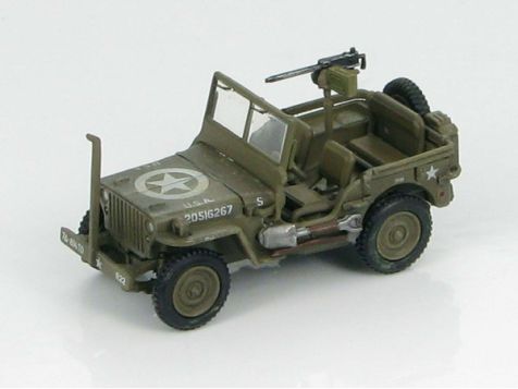 1:72 Hobby Master US Willys Jeep 7th Armored Div., 814th Tank 1945 Belgium