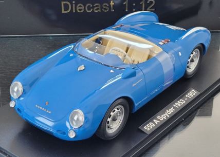 1:12 KK Scale Porsche 550 A Spyder 1953 - 1957 Blue