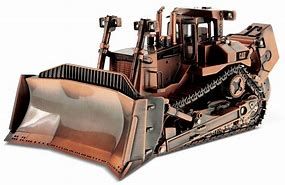 Cat 1:50 D11T Track-Type Tractor - Copper Commemorative Edition model
