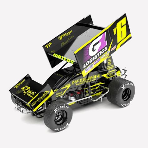 PREORDER 1:18 Authentic Collectables Chief Racing #V6 2022/2023 Australian Sprintcar Season - Driver: Cam Waters