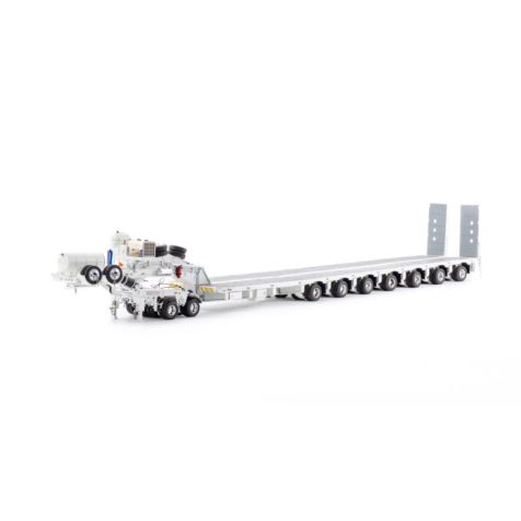 1:50 Drake Collectables 2x8 Dolly and 7x8 Low Loader Steerable - White