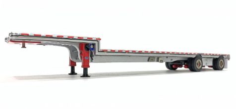 1:50 Scale Diecast Drake Collectables -East Drop Deck Aluminium Red Trailer