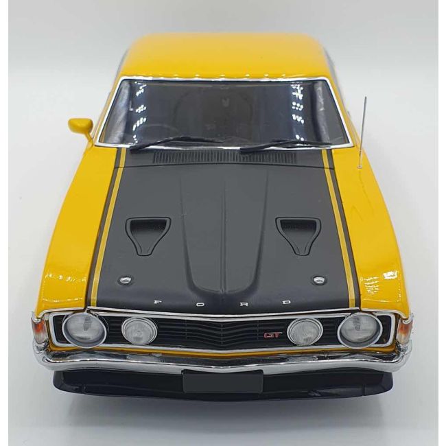 1:18 AUTOart Ford XA GT Falcon Hardtop in Yellow Fire Diecast Model