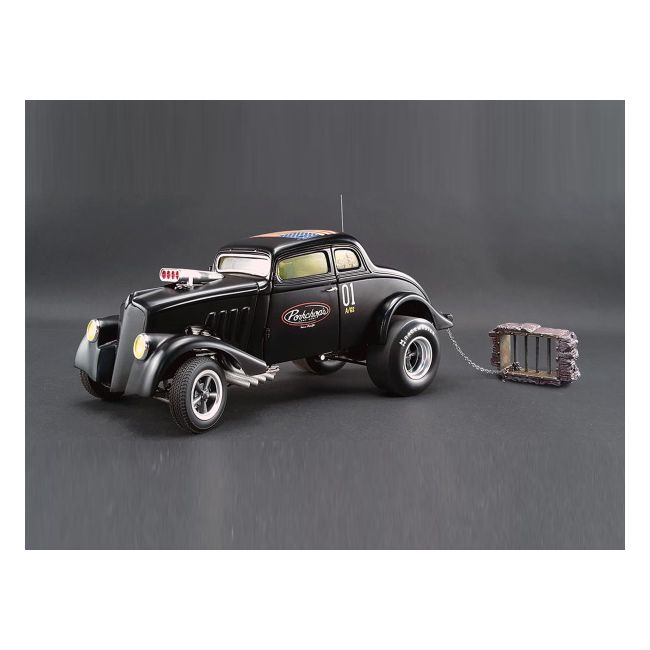 1:18 ACME Porkchop 1933 Gasser - Jailbreak! #01 Black Diecast Model