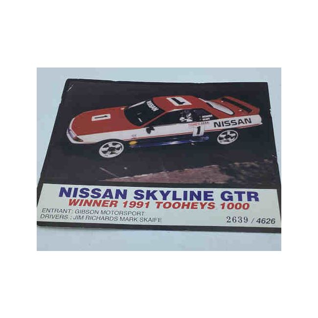 1991 Bathurst Winner Nissan Skyline GTR #1 Mark Skaife & Jim