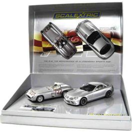 1:32 Scalextric Mercedes Benz Celebrating The Mile Miglia 1955 Two