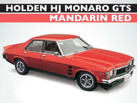 1:18 Classic Carlectables 1974 Holden HJ Monaro GTS in Mandarin Red