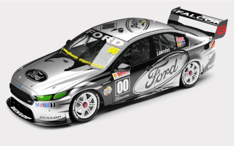 1:18 Authentic Collectables #00 Ford FGX Falcon Supercar Green-eyed Monster Lowndes Tribute Livery Imagination Project Edition 3