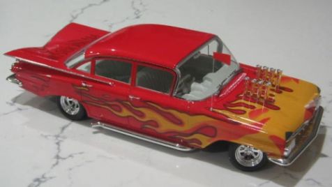 1:18 Ace and Diecast Gold Mad Max 1959 Custom Chevrolet Bel Air Movie Car 