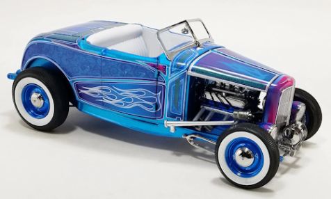 1:18 ACME 1932 Ford Roadster in Blue Flame