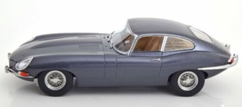 1:18 KK-scale 1961 E-Type Jaguar Coupe Series 1 RHD Baujahr Grau Metalic