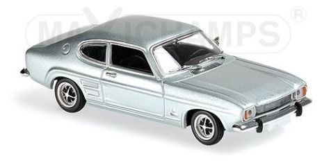1:43 Maxichamps - 1969 Ford Capri I in Light Blue Metallic - 940 085501