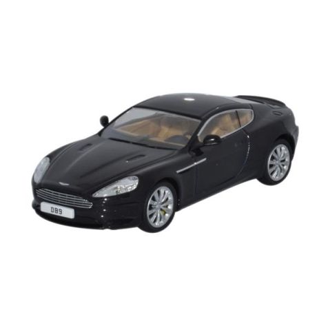 1:43 Oxford Diecast - Aston Martin DB9 Coupe - Onxy Black Item# AMDB9002