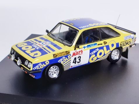 1:43 Trofeu Ford Escort Mk II RS2000 #43 1979 1000 Lakes Rally Kankkunen Hantunen