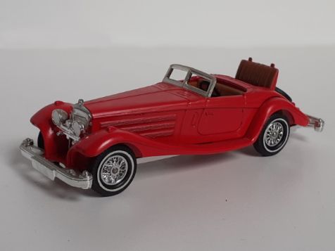 1:45 Matchbox Models of Yeseteryear 1938 Mercedes-Benz 540K RED