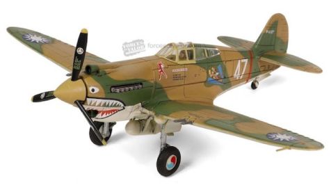 1:72 Forces of Valor Curtiss P40B Warhawk, 3rd Pursuit Squadron, American Volunteer Group, P-8127