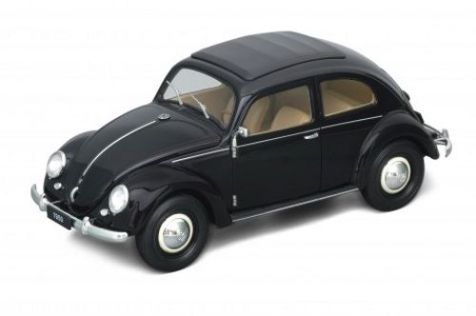 1:18 Welly 1950 Volkswagen Beetle in Black