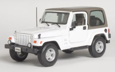 1:18 Maisto Special Edition Jeep Wrangler Sahara in White