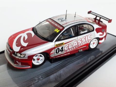 1:43 Classic Carlectables Club Year 2004 Holden VY Commodore V8 Supercar in Burgundy & Silver