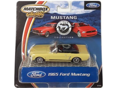 1:43 Matchbox Collectibles 1965 Ford Mustang in Yellow 97414