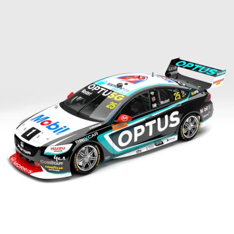 1:18 Authentic Collectables  Mobil 1 Optus Racing #25 Holden ZB Commodore - 2022 Beaurepaires Melbourne 400 (AGP) Race 6 / 9 Winner Chaz Mostert