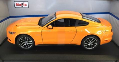 1:18 Maisto 2015 Ford Mustang Metallic Orange 31197