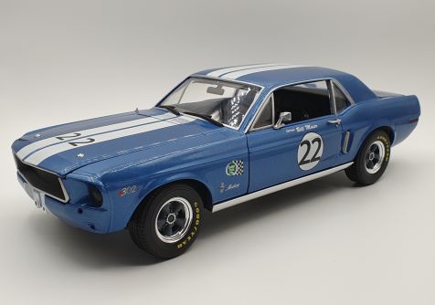 1:18 Greenlight Collectables 1968 Bill Maier Ford Mustang Racing Tribute
