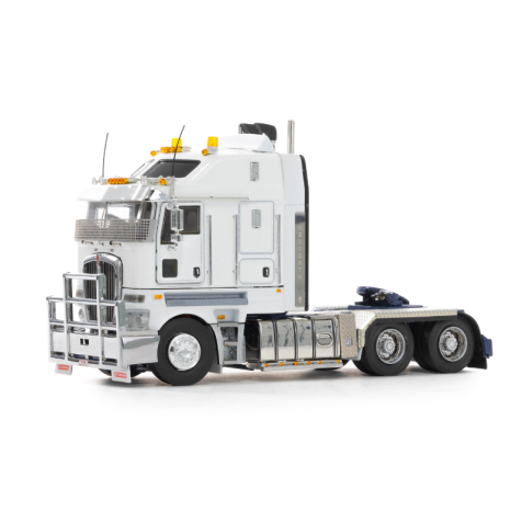 Drake Collectibles Z01541 Kenworth K200 2.8 Truck White Blue - Phat Cab 1:50 Z01541