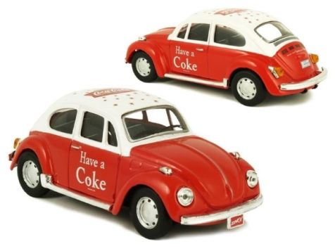 1:43 Motor City Classics Coca-Cola 1966 Volkswagen Beetle 440030